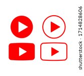 Play Video Icon  Red Buttons...