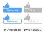 follow us with thumbs up vector ... | Shutterstock .eps vector #1949436010