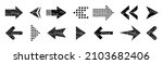 arrow icon collection.... | Shutterstock .eps vector #2103682406