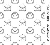 an envelope with a message.... | Shutterstock .eps vector #1888684480