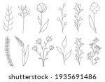 collection of minimalistic... | Shutterstock .eps vector #1935691486
