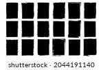 dirty frames for design in... | Shutterstock .eps vector #2044191140