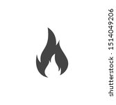 fire flame icon template color... | Shutterstock .eps vector #1514049206