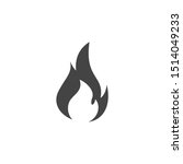 fire flame icon template color... | Shutterstock .eps vector #1514049233
