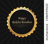 raksha bandhan big sale and... | Shutterstock .eps vector #1486949633