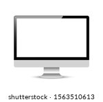 realistic computer or pc... | Shutterstock .eps vector #1563510613