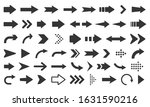 arrow icon. mega set of vector... | Shutterstock .eps vector #1631590216