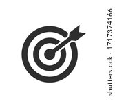 target icon set on white... | Shutterstock .eps vector #1717374166
