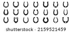 horseshoe icon set. luck symbol | Shutterstock .eps vector #2159521459