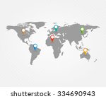 map vector illustration | Shutterstock .eps vector #334690943