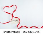 the concept of valentine's day... | Shutterstock . vector #1595328646