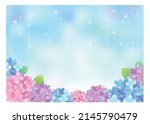 rainy season hydrangea... | Shutterstock .eps vector #2145790479