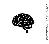 stylized brain icon or logo | Shutterstock .eps vector #1541746646