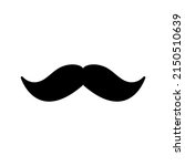 moustache icon on blank... | Shutterstock .eps vector #2150510639