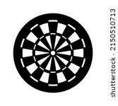 dart board icon. sport sign ... | Shutterstock .eps vector #2150510713