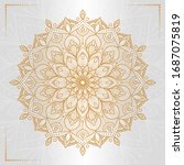 circular pattern in form of... | Shutterstock .eps vector #1687075819