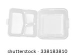 styrofoam box on white... | Shutterstock . vector #338183810