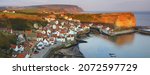 Panoramic View Of Staithes On...
