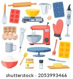 cartoon cooking and baking... | Shutterstock .eps vector #2053993466