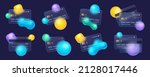 glassmorphism credit card ... | Shutterstock .eps vector #2128017446