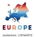europe map. map of the... | Shutterstock .eps vector #1787669573