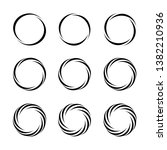 Set Of Spiral Swirl Icons....