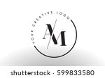 Am Letter Logo Design With...