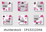 illustration of graphic set of... | Shutterstock .eps vector #1915212346