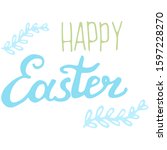 Hand Written Happy Easter....