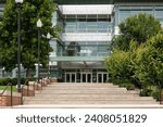 Small photo of Knoxville, Tennessee, United States, 12 Aug 2023: Natalie L. Haslam Music Center at the University of Tennessee .