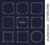 asian square frame set in... | Shutterstock .eps vector #1570001980