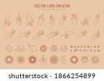 vector logo creator of linear... | Shutterstock .eps vector #1866254899