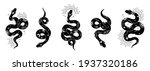 vector snake set of mystical... | Shutterstock .eps vector #1937320186