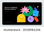 vector banner with character... | Shutterstock .eps vector #2018981246