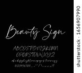 best alphabet beauty sign... | Shutterstock .eps vector #1656907990