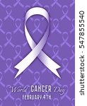 shape of cancer ribbon on dark... | Shutterstock .eps vector #547855540