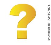 golden question icon isolated... | Shutterstock .eps vector #724507876