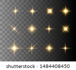 bright flashes. beautiful light ... | Shutterstock .eps vector #1484408450