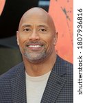 Small photo of London, United Kingdom - April 11, 2018: Dwayne Johnson attends the European Premiere of 'Rampage' at Cineworld Leicester Square in London, UK.