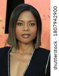 Small photo of London, United Kingdom - April 11, 2018: Naomie Harris attends the European Premiere of 'Rampage' at Cineworld Leicester Square in London, UK.