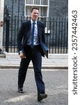 Small photo of London, United Kingdom - September 05, 2023: Justice Secretary Alex Chalk leaves a cabinet meeting at 10 Downing Street on September 5, 2023 in London, England.