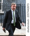 Small photo of London, United Kingdom - September 05, 2023: Work and Pensions Secretary Mel Stride leaves a cabinet meeting at 10 Downing Street on September 5, 2023 in London, England.