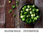 Fresh Brussel Sprouts Over...