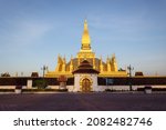 Pha That Luang Vientiane  Laos. ...