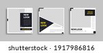 set of editable minimal square... | Shutterstock .eps vector #1917986816