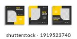 set of editable minimal square... | Shutterstock .eps vector #1919523740