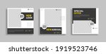 set of editable minimal square... | Shutterstock .eps vector #1919523746