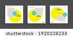 set of editable minimal square... | Shutterstock .eps vector #1920228233