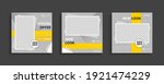 set of editable minimal square... | Shutterstock .eps vector #1921474229