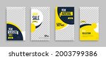 set of editable minimal square... | Shutterstock .eps vector #2003799386